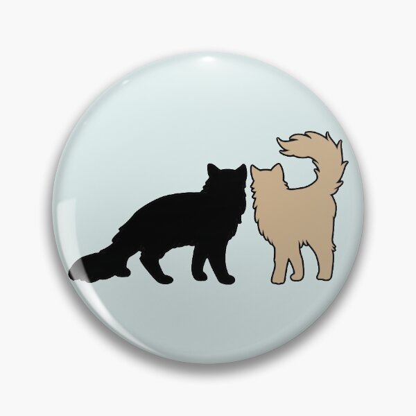 Item preview, Bella & Edward Feeling Spicy (Black & Beige Cats) designed and sold by andmarstan.