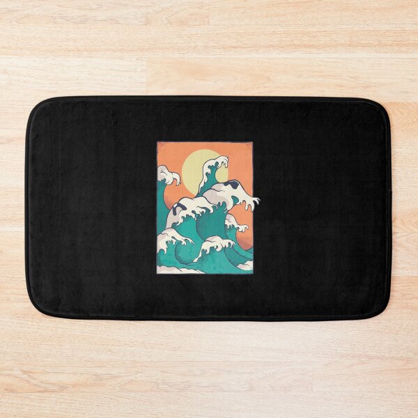 Item preview, art of ocean waves vintage designed and sold by zaher97.