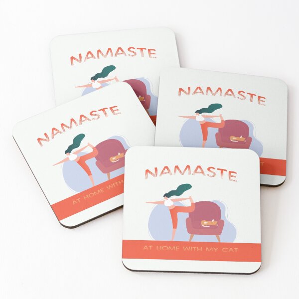 Item preview, Namaste at home with my cat designed and sold by urban-color.