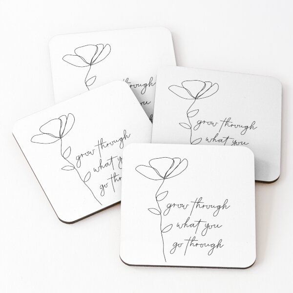 Item preview, Grow through what you go through designed and sold by Handdrawnbyzoe.