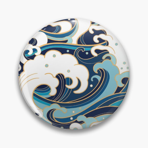 Item preview, pattern of ocean waves designed and sold by zaher97.