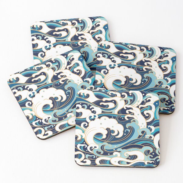 Item preview, pattern of ocean waves designed and sold by zaher97.