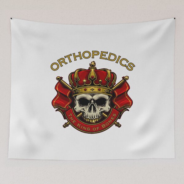 Item preview, Orthopedics. the king of bones.  designed and sold by doctors-apparel.