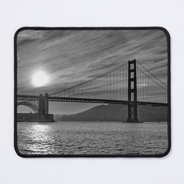 Item preview, Golden Gate Bridge Black And White Sunset San Francisco Bay designed and sold by Piper-Deals.