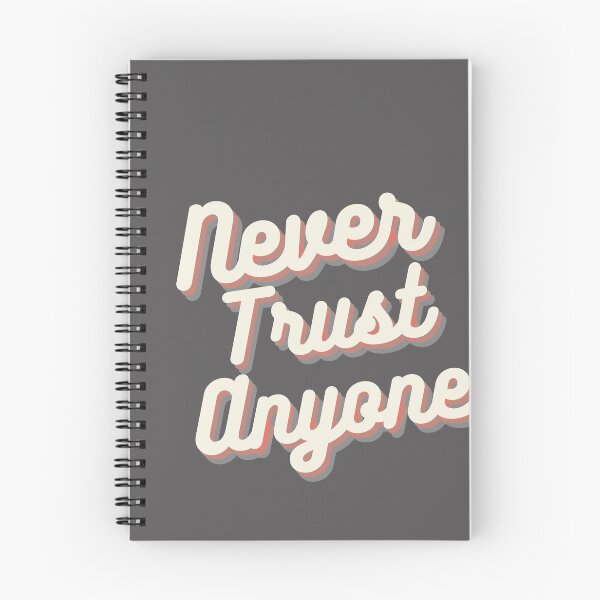 Item preview, Never Trust Anyone | vintage design designed and sold by teez4dayz.
