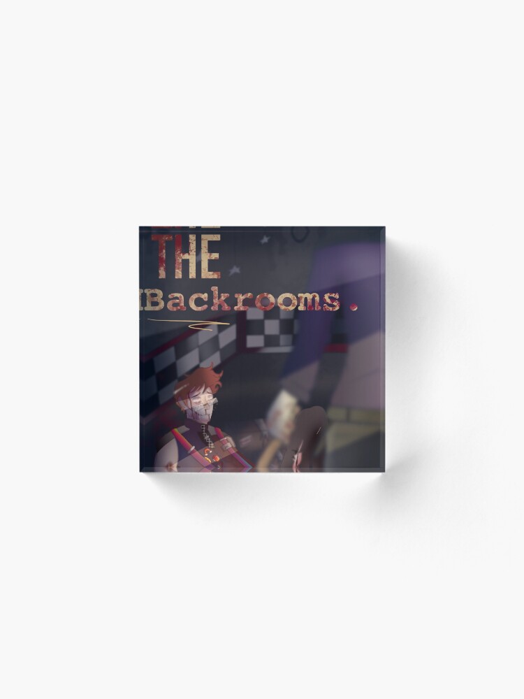 The Backrooms Acrylic Block By I1t9s8m7e Redbubble