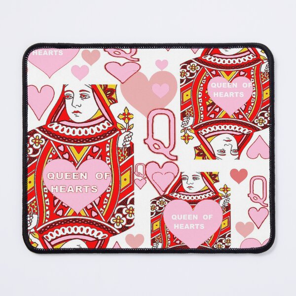 Item preview, DECORATIVE RED & PINK QUEEN OF HEARTS CASINO ART designed and sold by sharlesart.