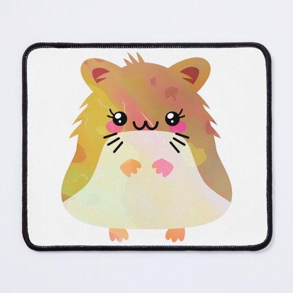 Item preview, Watercolor Ink Kawaii Brown Hamster designed and sold by Mechanical-Artt.