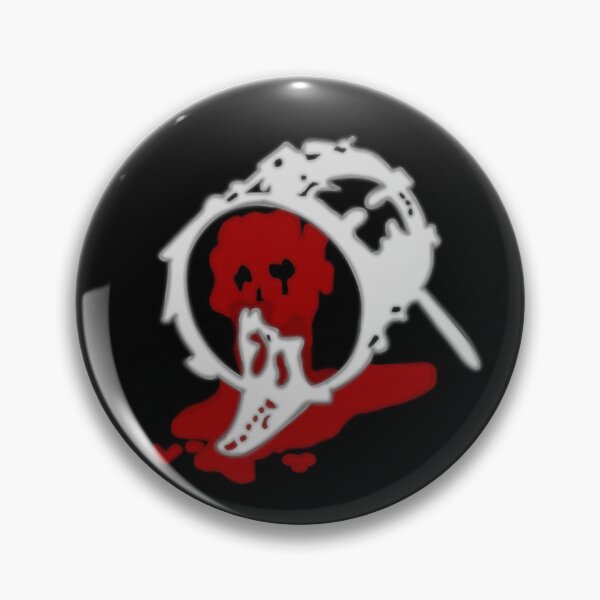 Item preview, Holly Back 4 Blood Drum Skull Button (Unofficial) designed and sold by TheIvyTrellis.