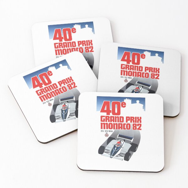 Item preview, 1982 Monaco Grand Prix Racing Poster designed and sold by retrographics.