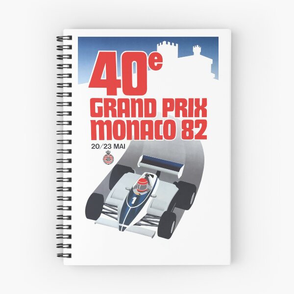 Item preview, 1982 Monaco Grand Prix Racing Poster designed and sold by retrographics.