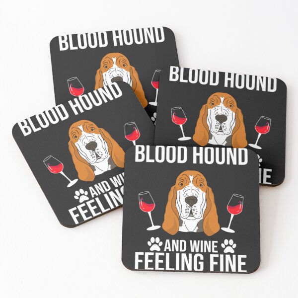 Artikelvorschau, Bluthund und Wein fällen Feiner Hund entworfen und verkauft von StarcyWol.