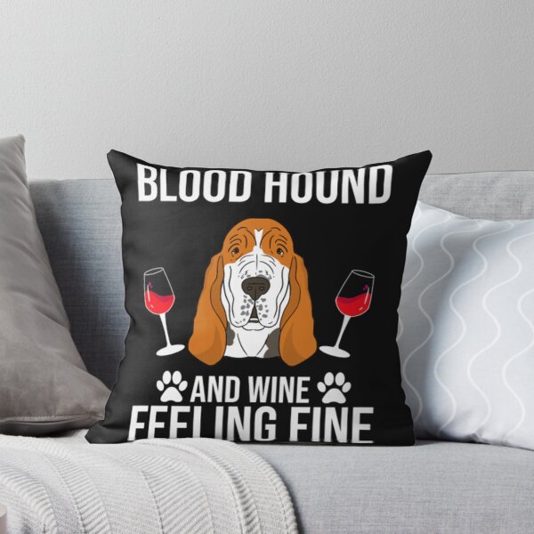 Artikelvorschau, Bluthund und Wein fällen Feiner Hund entworfen und verkauft von StarcyWol.