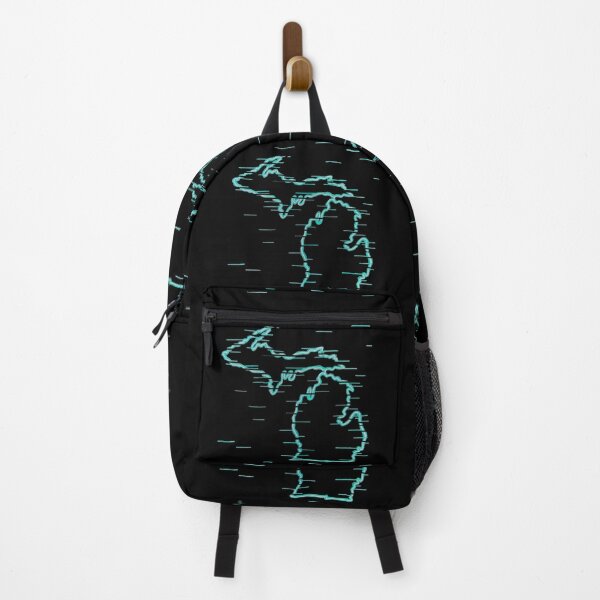 Item preview, Michigan-Blue&Green Glitch designed and sold by Austin Fabinski Art.