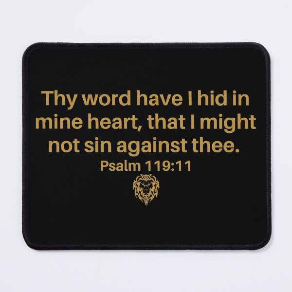 Item preview, Thy word have I hid in mine heart, that I might not sin against thee. designed and sold by DaughterofYah.
