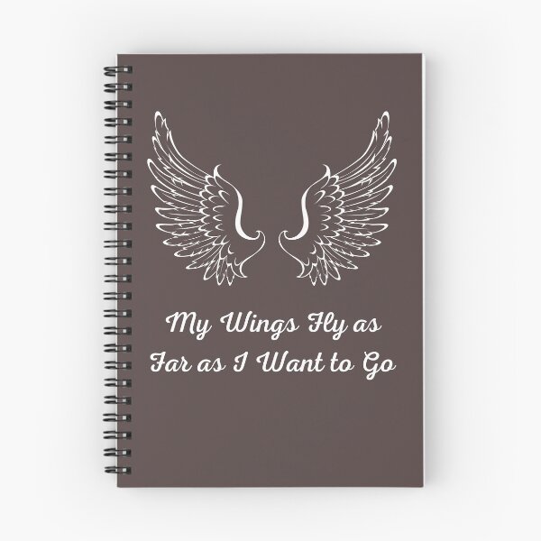 Item preview, My Wings Fly as Far as I Want to Go (White) designed and sold by MEBH.