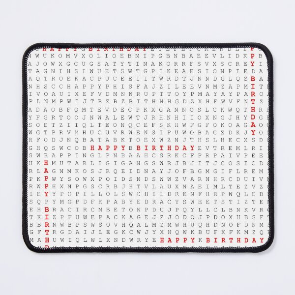 Item preview, Happy Birthday Word Search Puzzle designed and sold by Garaga.