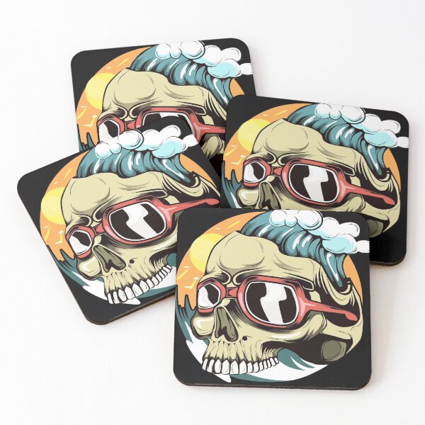 Item preview, Wave Skull designed and sold by InvisibleMind.