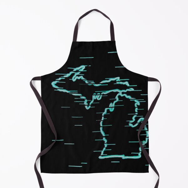 Item preview, Michigan-Blue&Green Glitch designed and sold by Austin Fabinski Art.