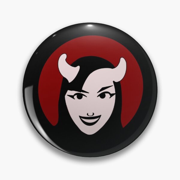 Aperçu de l'œuvre Holly Back 4 Blood Devil Girl Button (non officiel) créée et vendue par TheIvyTrellis.