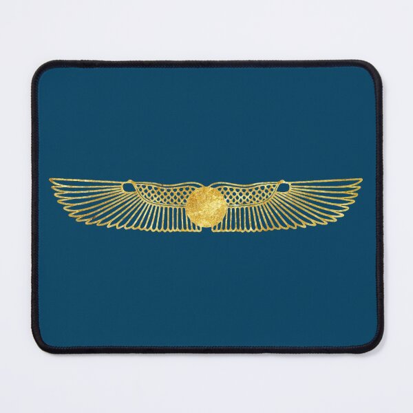 Item preview, Gold winged sundisc (3) (on blue) designed and sold by DotorEaon.