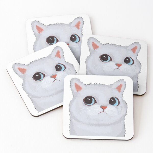 Item preview, Snow white cat designed and sold by BonsaidoPoh.
