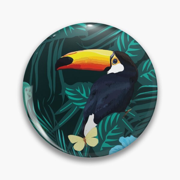 Item preview, Tropical Birds & Insects-Green designed and sold by ShaireProd.