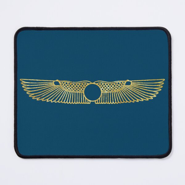 Item preview, Gold winged sundisc (2) (on blue) designed and sold by DotorEaon.