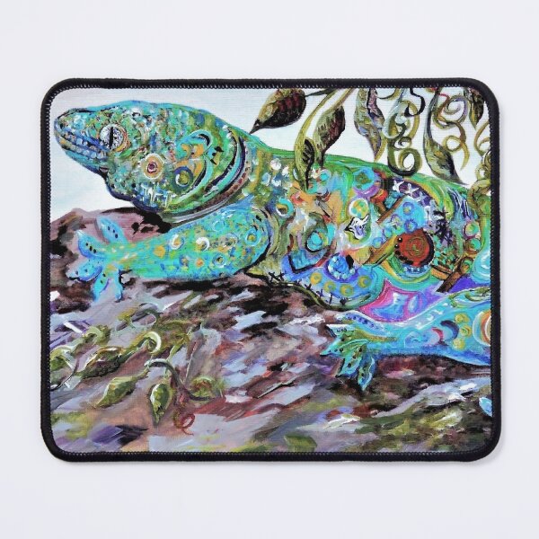 Item preview, New Caledonia Lizard Art Deco Style designed and sold by EloiseArt.