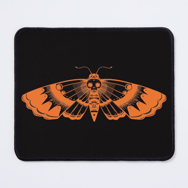 Item preview, Death Skull Moth Line Drawing Design designed and sold by EarthArtDesigns.