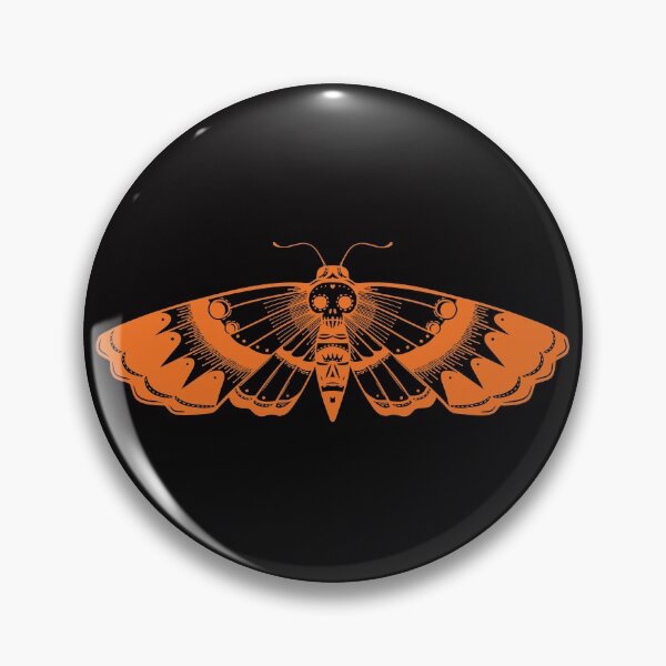 Item preview, Death Skull Moth Line Drawing Design designed and sold by EarthArtDesigns.