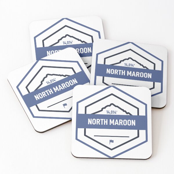 Item preview, 14er Summit Badge - North Maroon designed and sold by lexjincoelho.