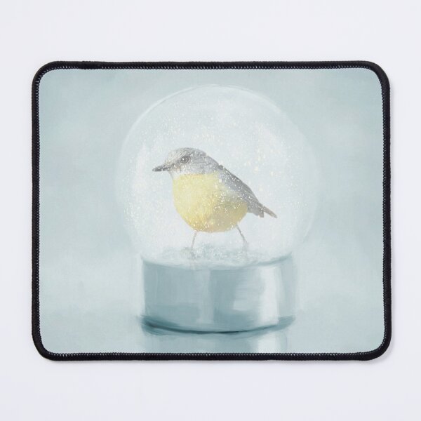 Item preview, Yellow Robin in a Snow Globe designed and sold by Elisabeth Lucas.