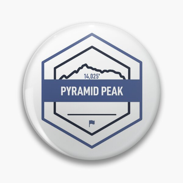 Item preview, 14er Summit Badge - Pyramid Peak designed and sold by lexjincoelho.