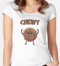 Chewy Chocolate Cookie Wookiee Women's Fitted Scoop T-Shirt