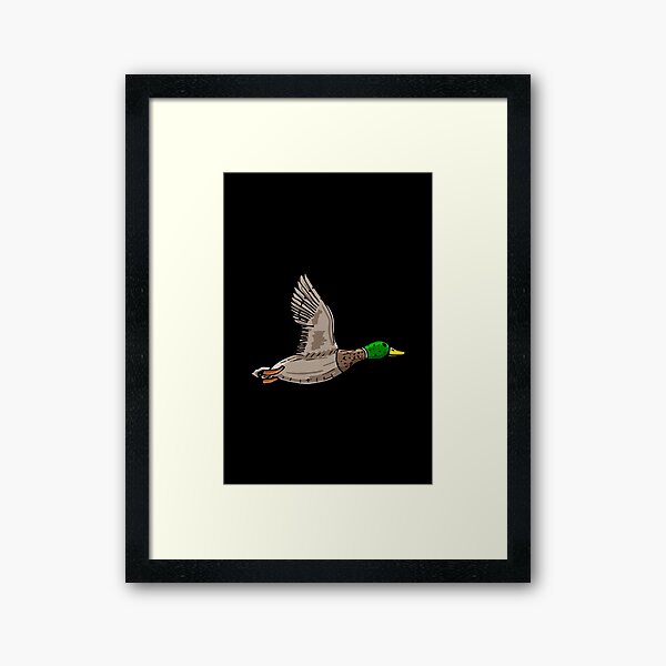 drawing Mallard art Framed Art Print