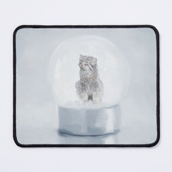 Item preview, Pallas Cat in a Snow Globe designed and sold by Elisabeth Lucas.