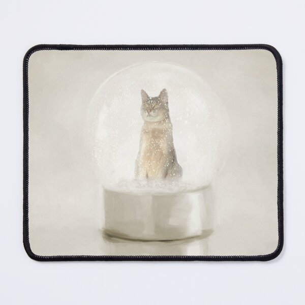 Item preview, Abyssinian Cat in a Snow Globe designed and sold by Elisabeth Lucas.