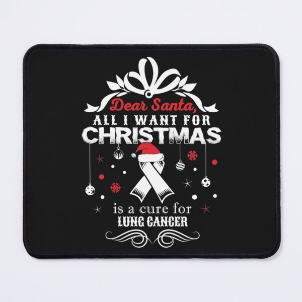 Item preview, Christmas Is A Cure Lung Cancer Awareness designed and sold by StarcyWol.