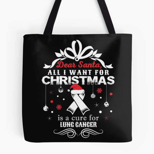 Item preview, Christmas Is A Cure Lung Cancer Awareness designed and sold by StarcyWol.