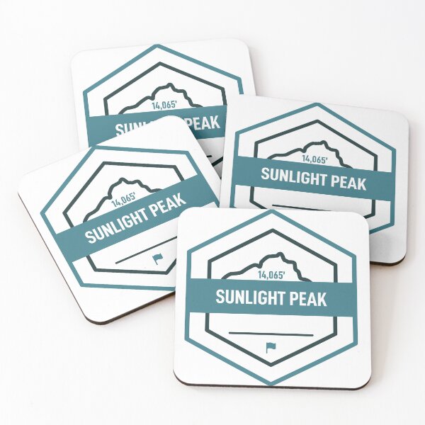 Item preview, 14er Summit Badge - Sunlight Peak designed and sold by lexjincoelho.