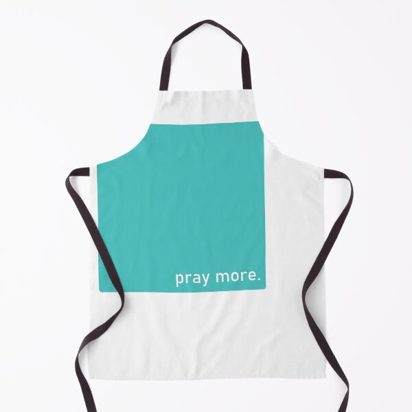 Item preview, Minimalist Blue Square: Pray More designed and sold by TheCatholicLady.