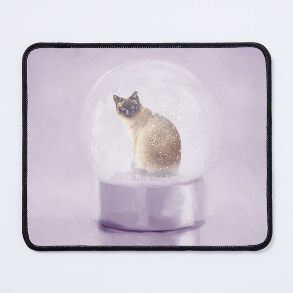 Item preview, Seal Point Siamese Cat in a  Snow Globe designed and sold by Elisabeth Lucas.
