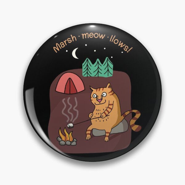 Item preview, Camp Cat Roasting Marshallow designed and sold by DCamille.