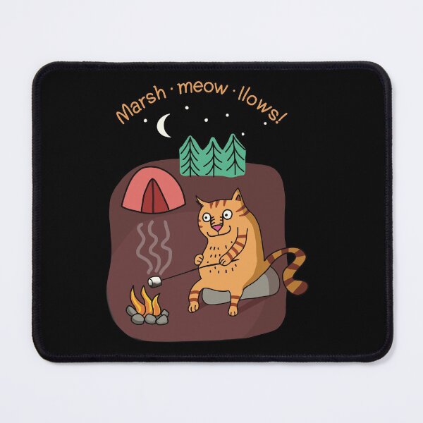 Item preview, Camp Cat Roasting Marshallow designed and sold by DCamille.