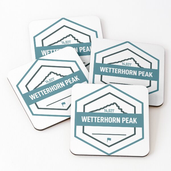 Item preview, 14er Summit Badge - Wetterhorn Peak designed and sold by lexjincoelho.