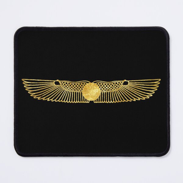 Item preview, Gold winged sundisc (3) (on black) designed and sold by DotorEaon.