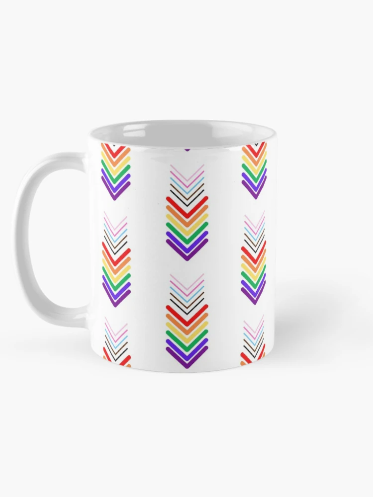 Thumbnail 5 of 6, Coffee Mug, Pride Pattern Angles designed and sold by RaineLight.
