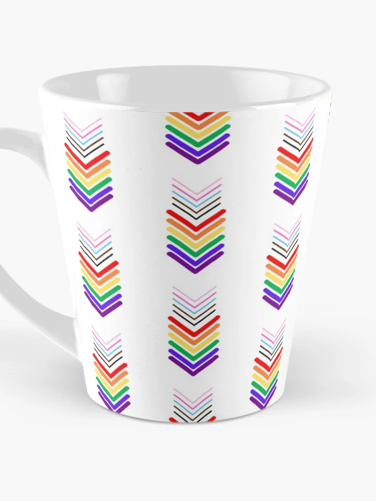 Thumbnail 3 of 4, Coffee Mug, Pride Pattern Angles designed and sold by RaineLight.