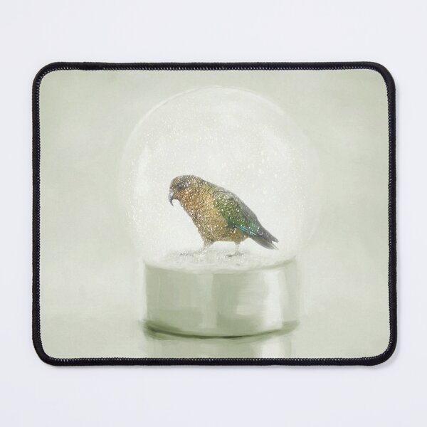 Item preview, Kea in a Snow Globe designed and sold by Elisabeth Lucas.